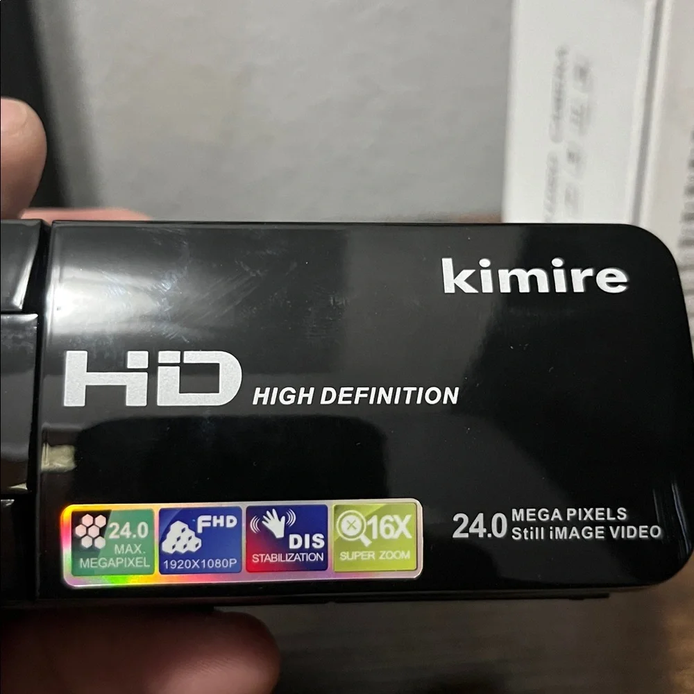 Kimire Black HD Full HD Camcorder - 1920x1080 Video